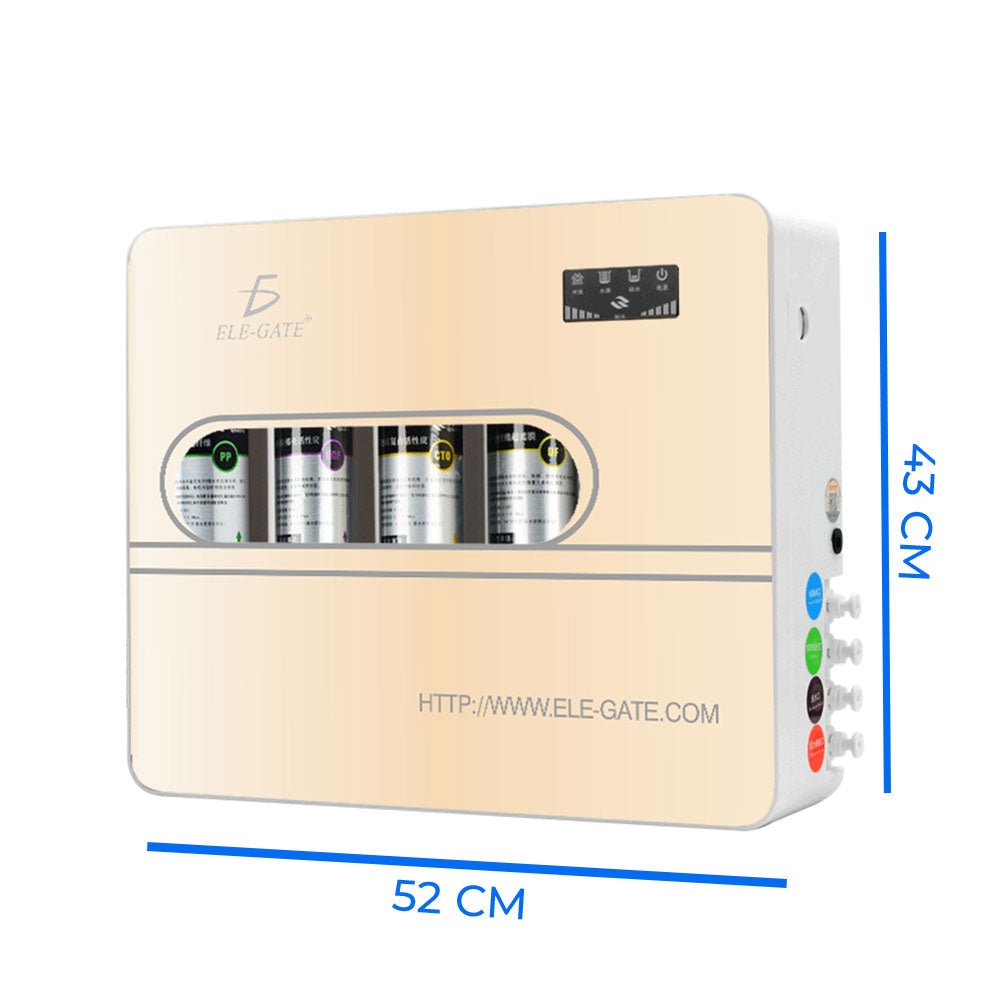 Purificador eléctrico de agua de 4 etapas con luz UV