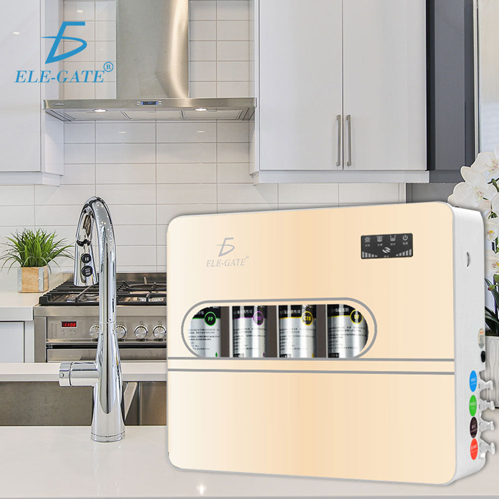 Purificador eléctrico de agua de 4 etapas con luz UV